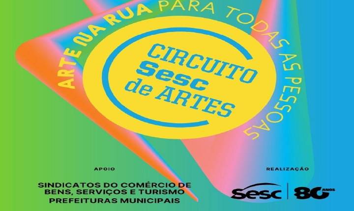 Circuito Sesc de Artes 2026 é neste domingo