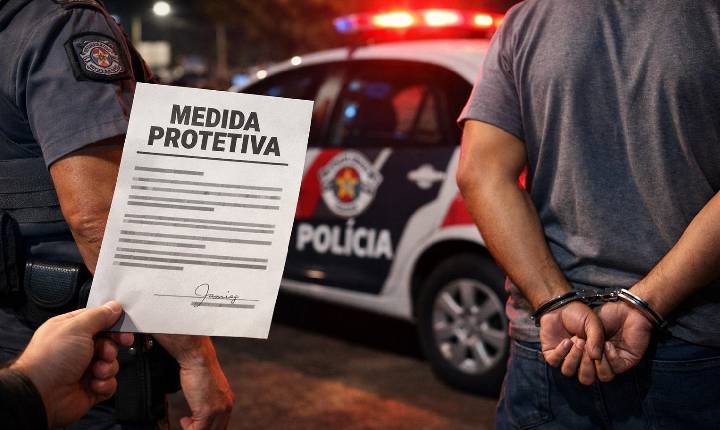 DESCUMPRIMENTO DE MEDIDA PROTETIVA TERMINA EM OCORRÊNCIA POLICIAL EM ARARAS SP