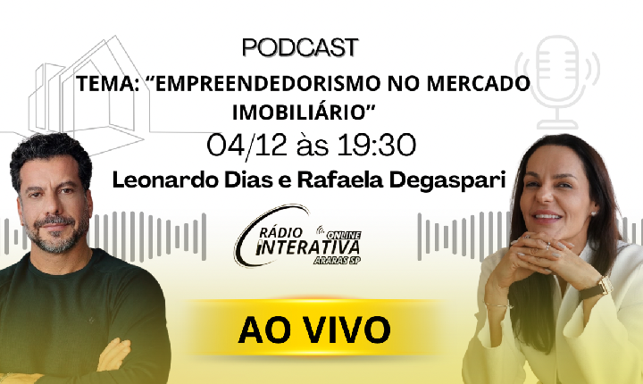 ESTRÉIA PODCAST 04/12/2025 - TEMA: EMPREENDEDORISMO NO MERCADO IMOBILIÁRIO