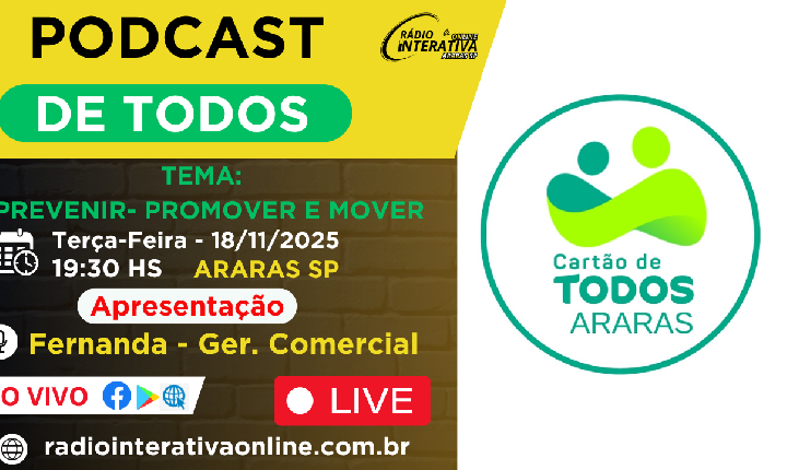 PODCAST DE TODOS - EP. 17 - TERÇA-FEIRA - 18/11