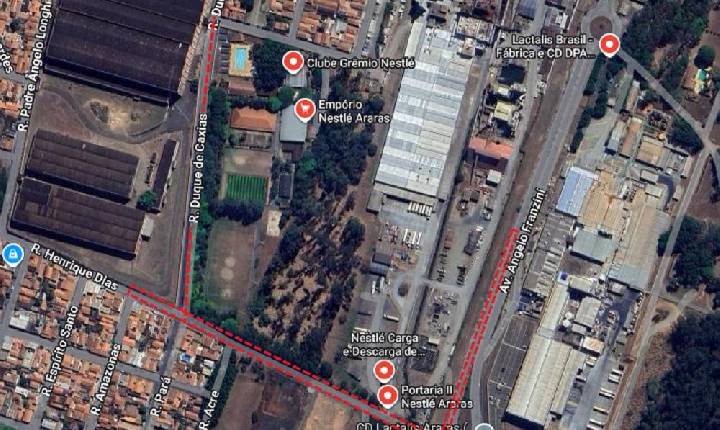 Tráfego na região da Nestlé será impactado por obras de nova fábrica
