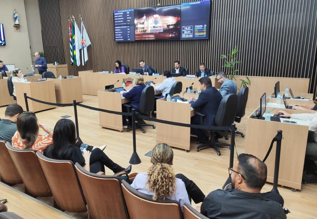 A Câmara Municipal de Araras realizou a 7ª Sessão Ordinária, nesta segunda-feira (17), no Plenário “Vereador Bruno Moysés Batistela”.