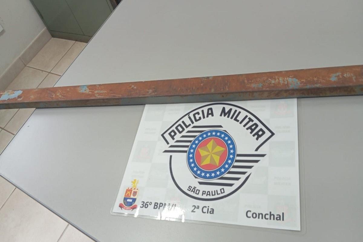 HOMEM ALTERADO AMEAÇA COLOCAR FOGO NA CASA EM CONCHAL SP