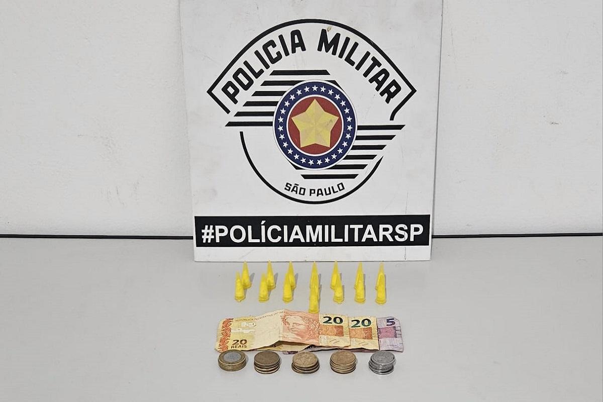 INDIVÍDUO É DETIDO COM DROGAS EM LEME SP