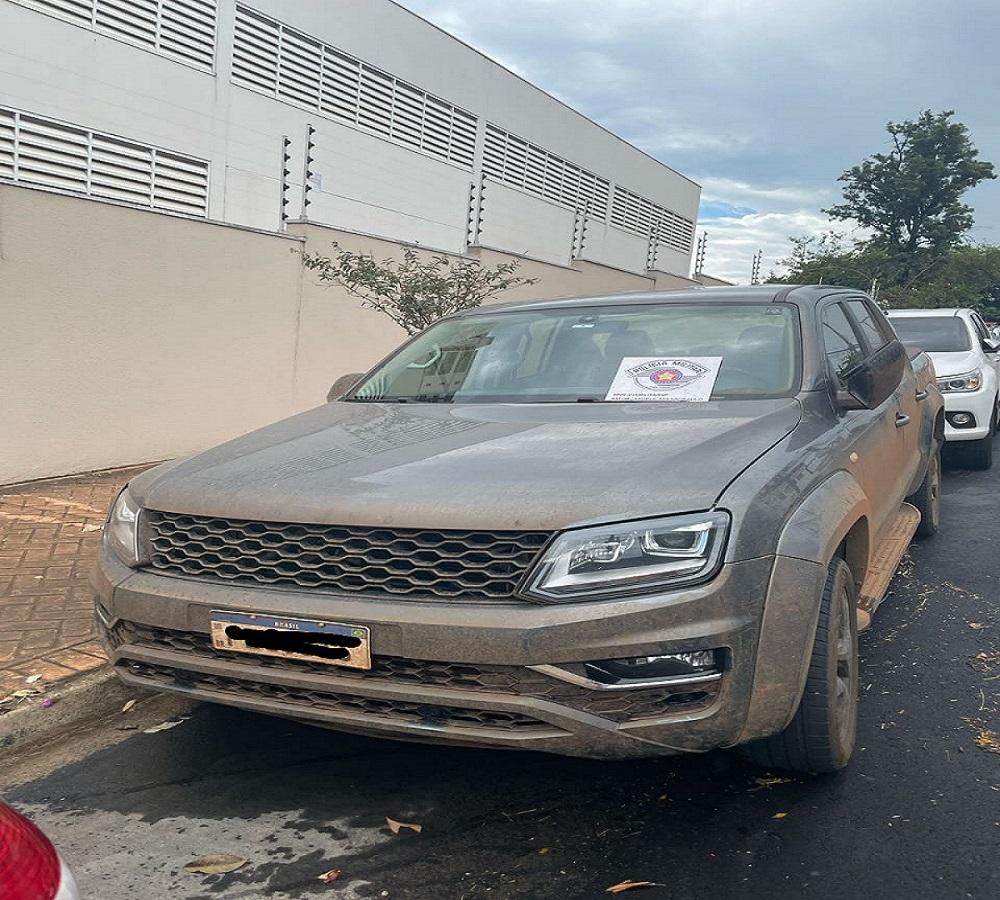 POLÍCIA MILITAR RECUPERA CAMINHONETE NO VALOR DE R$ 160.000,00 EM LIMEIRA SP