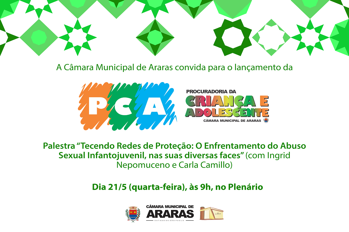 Lançamento da Procuradoria da Criança e do Adolescente será nesta quarta-feira