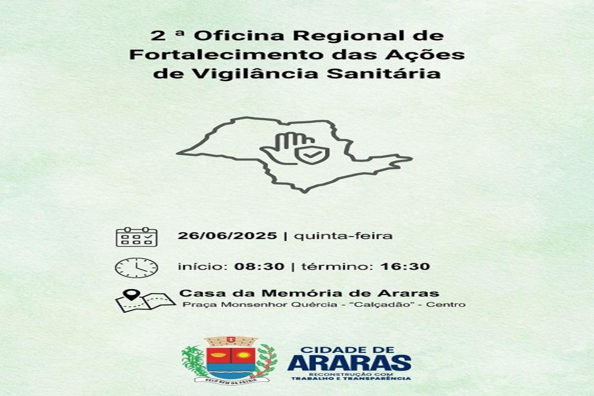 Araras sedia evento de Vigilância Sanitária