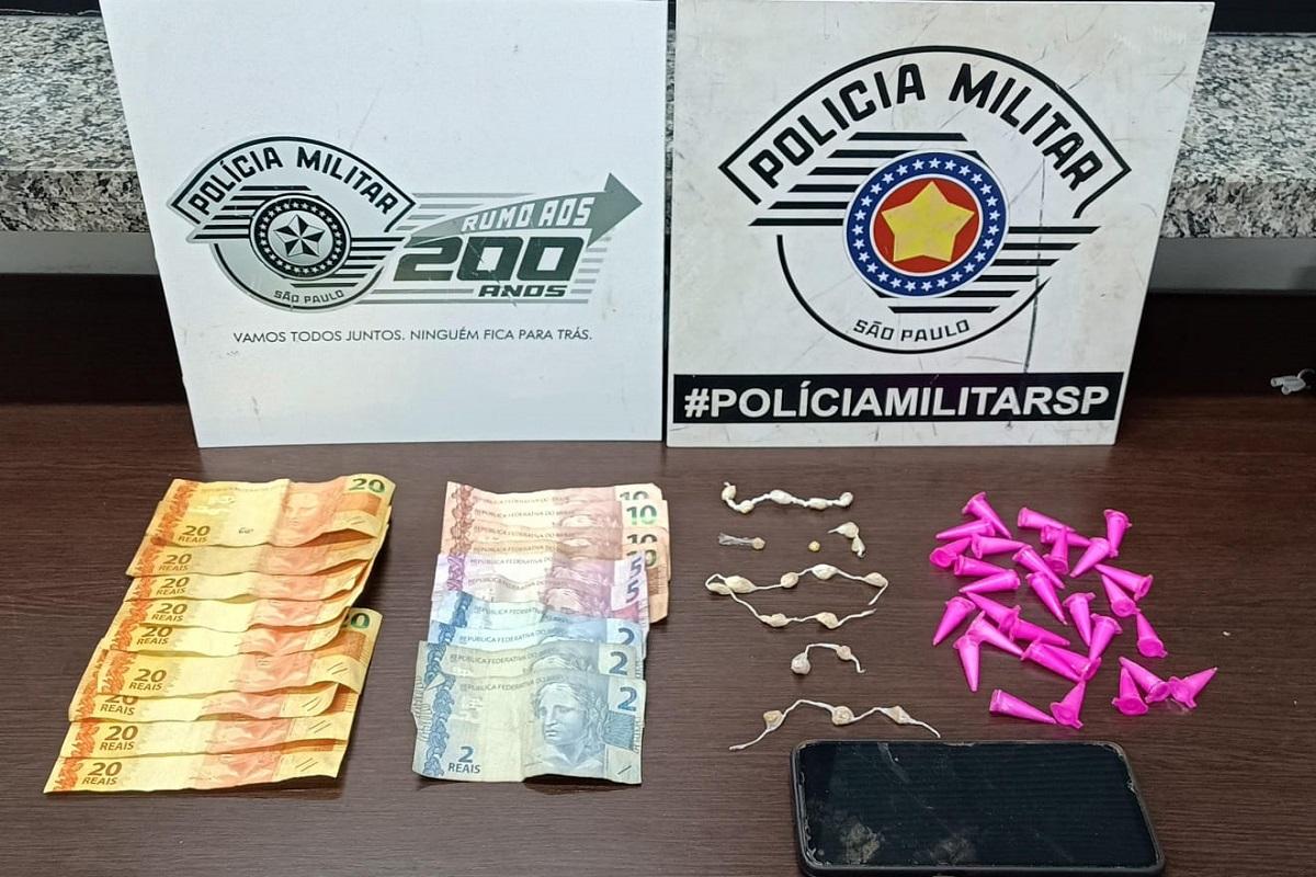 HOMEM É PRESO EM FLAGRANTE PELA POLÍCIA MILITAR EM LEME SP