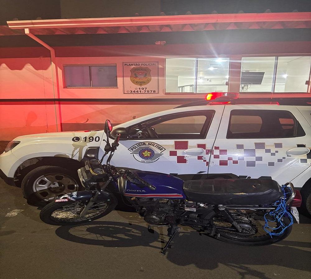 MENOR DE 15 ANOS É DETIDO COM MOTOCICLETA ADULTERADA EM LIMEIRA SP