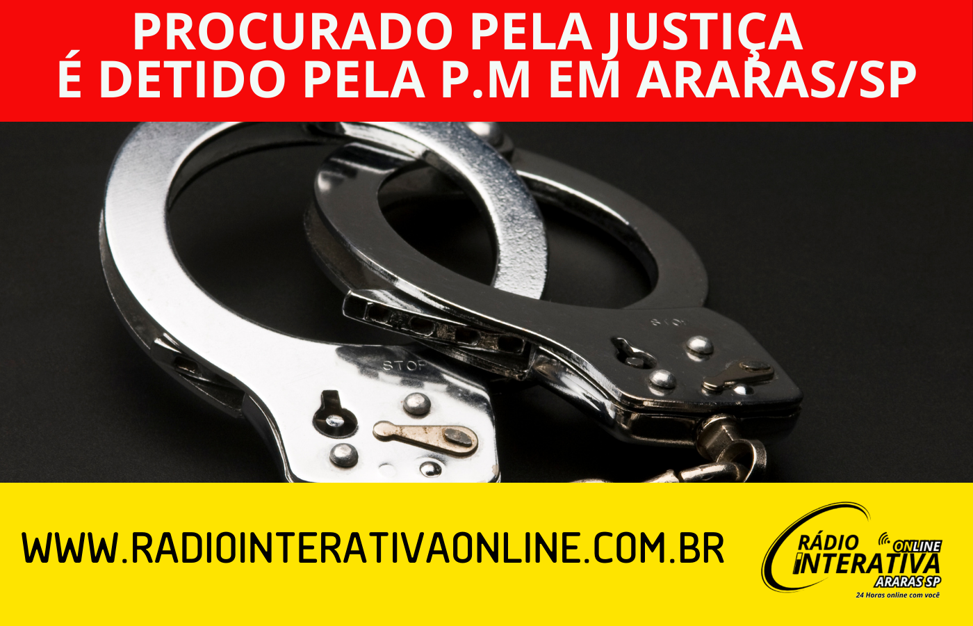 POLÍCIA MILITAR DETÉM PROCURADO PELA JUSTIÇA EM ARARAS SP