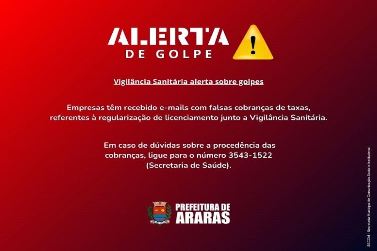 Vigilância Sanitária alerta sobre golpes