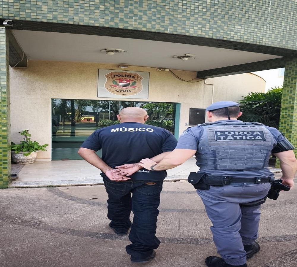 POLÍCIA MILITAR CUMPRE MANDADO DE PRISÃO E CAPTURA PROCURADO NO CENTRO DE CONCHAL SP