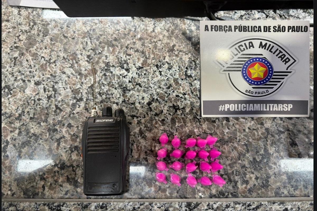 POLÍCIA MILITAR PRENDE SUSPEITO POR TRÁFICO DE DROGAS EM LEME SP DURANTE OPERAÇÃO IMPACTO