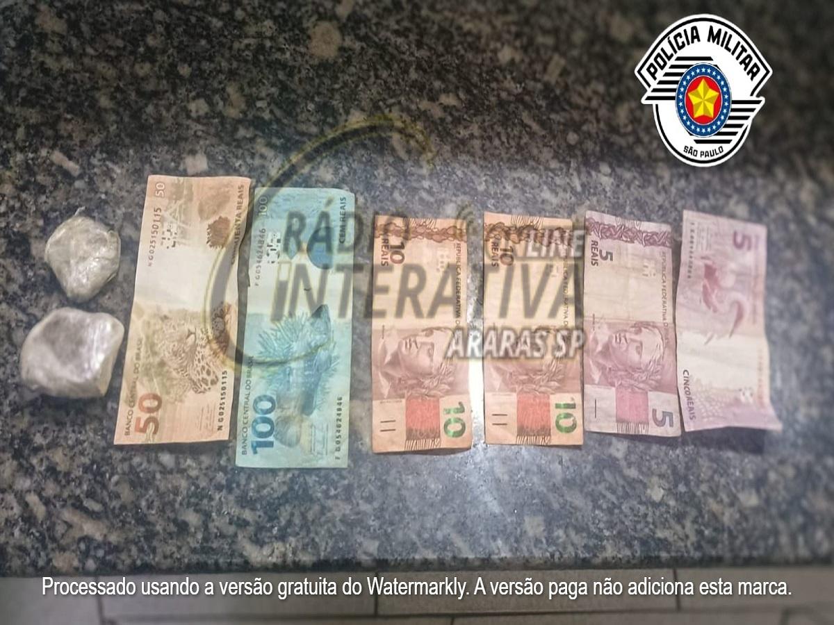 ABORDAGEM POLICIAL RESULTA NA APREENSÃO DE DROGAS NO JARDIM MINAS GERAIS, EM ENGENHEIRO COELHO SP