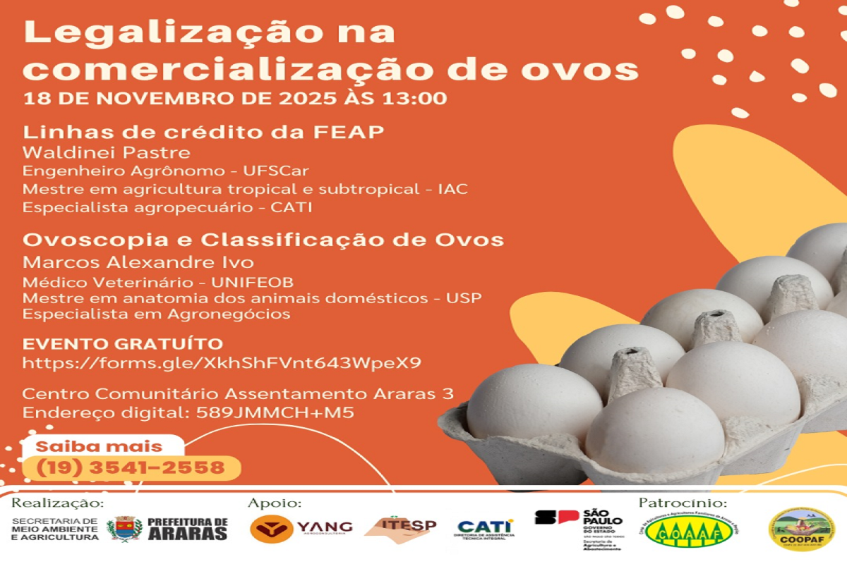 Agricultura discute legalização na comercialização de ovos e rastreabilidade vegetal