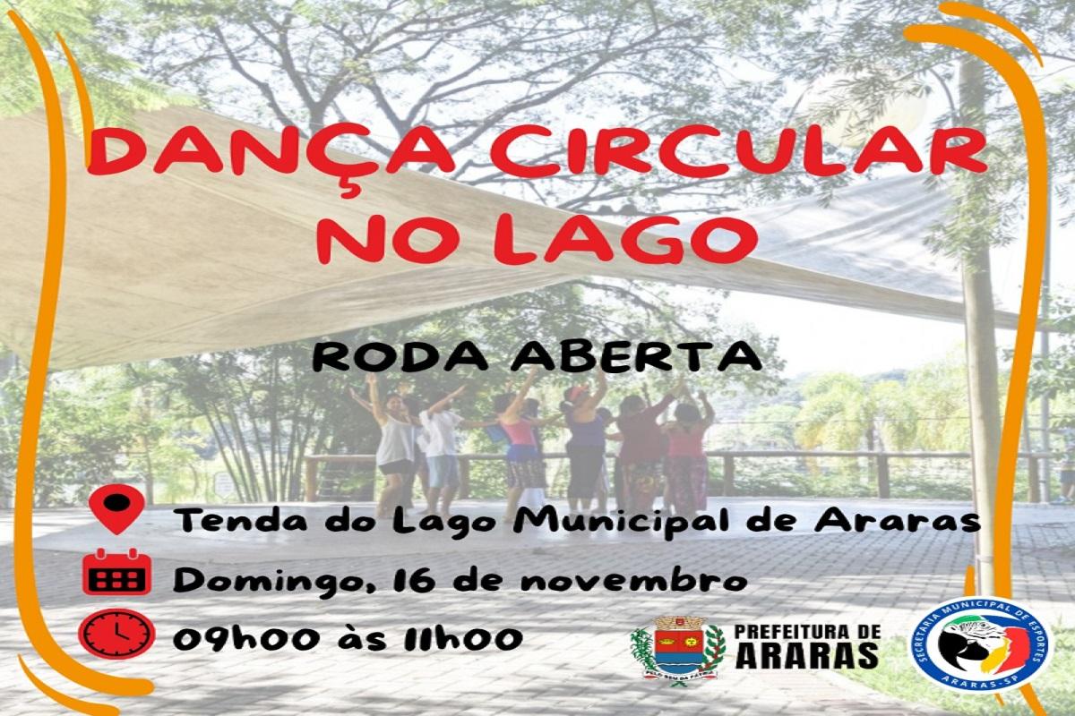 Aula de dança circular acontece domingo no Lago Municipal