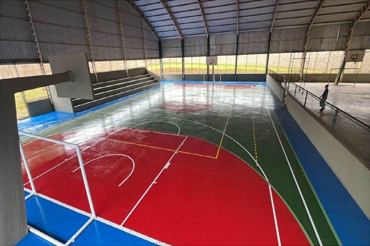 Quadra da Emef Profª. Adalgisa Franzini é revitalizada