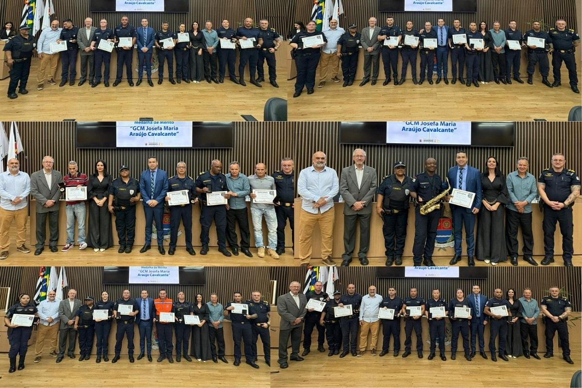 Câmara homenageia Guardas Civis Municipais de Araras