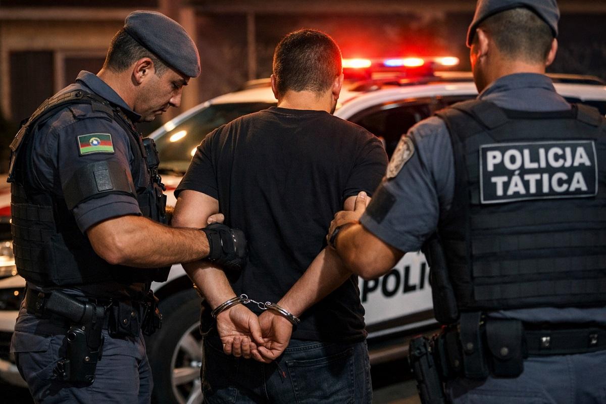 HOMEM PROCURADO PELA JUSTIÇA É DETIDO NA ZONA LESTE DE ARARAS SP