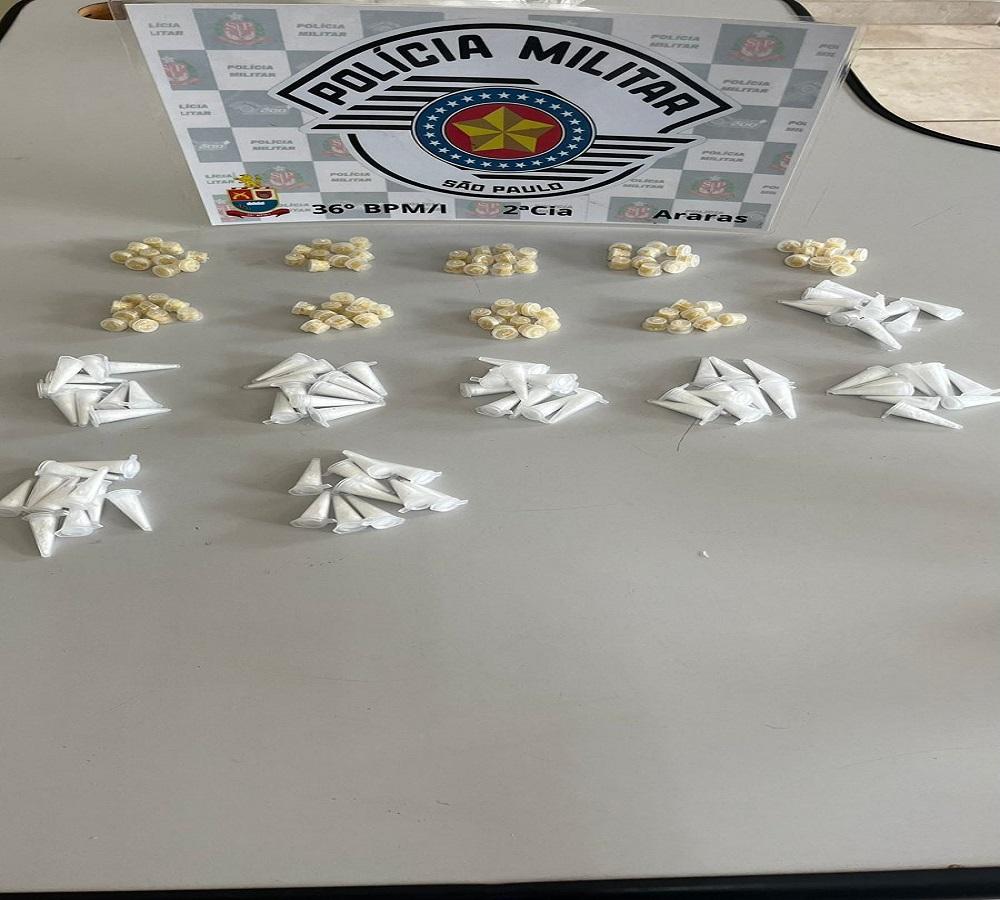 TRÁFICO DE DROGAS É FLAGRADO DURANTE OPERAÇÃO IMPACTO EM ARARAS