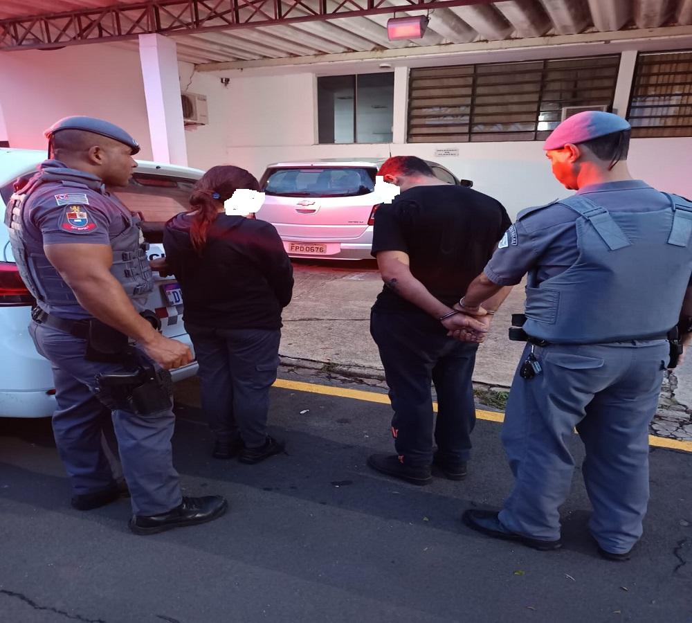 CASAL É PRESO PELA POLÍCIA MILITAR APÓS ROUBO A RESIDÊNCIA EM LIMEIRA SP