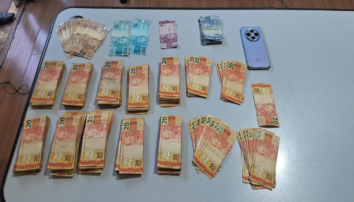 HOMEM COM 11 MIL REAIS É CONDUZIDO POR RECEPTAÇÃO EM LIMEIRA SP