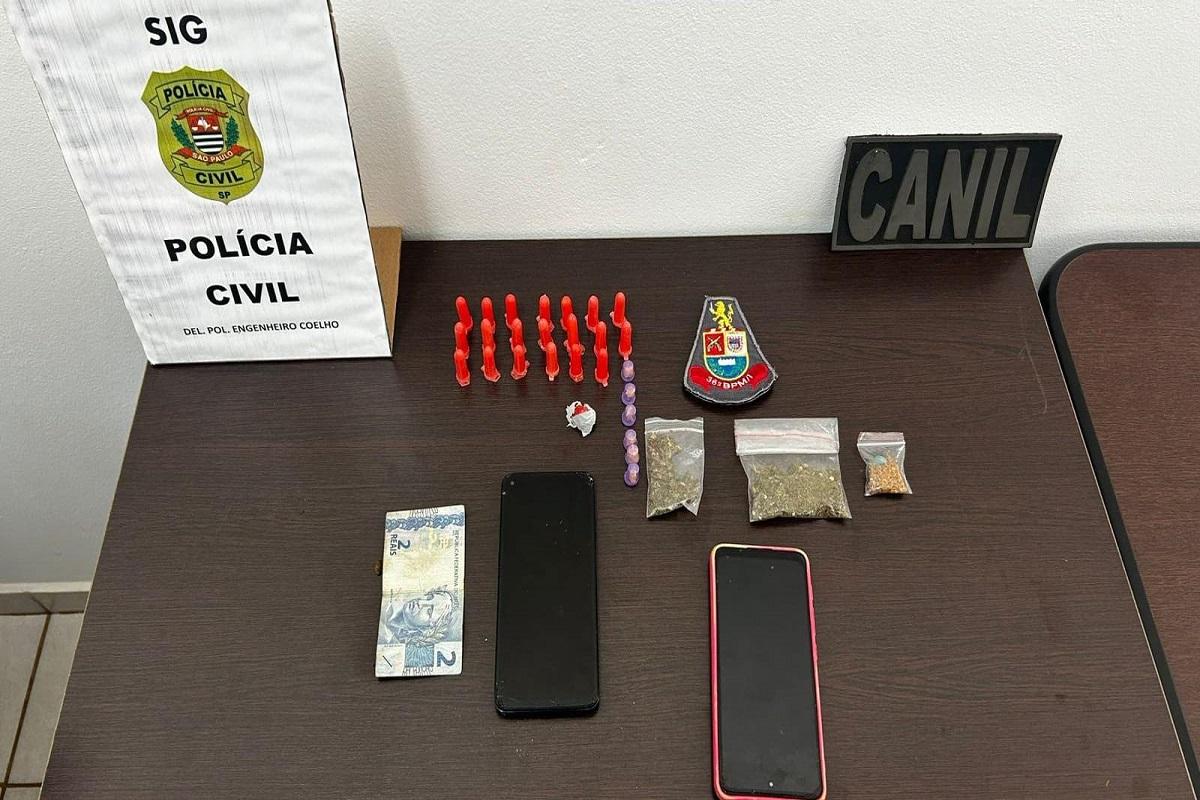 HOMEM É PRESO POR TRÁFICO DE DROGAS APÓS AÇÃO CONJUNTA DAS POLÍCIAS E GUARDA MUNICIPAL