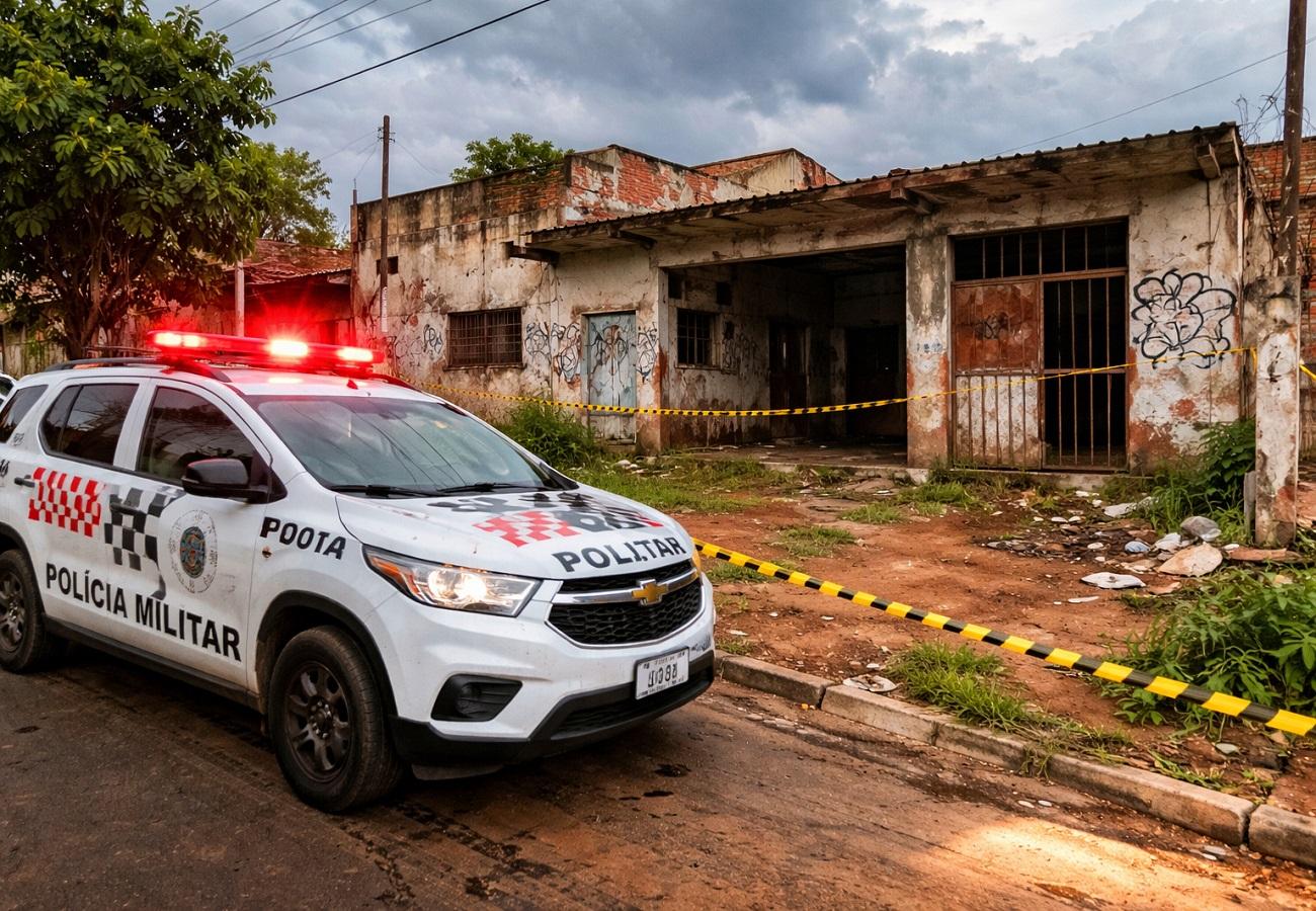 POLÍCIA MILITAR ENCONTRA CORPO COM INDÍCIOS DE HOMICÍDIO NO PQ. DOM PEDRO EM ARARAS SP