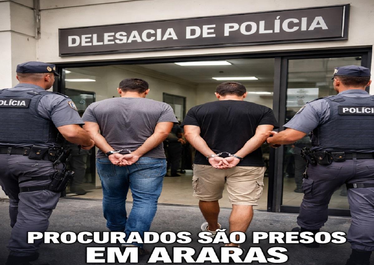 PROCURADO POR HOMICÍDIO E EVADIDO DA JUSTIÇA SÃO CAPTURADOS EM ARARAS DURANTE OPERAÇÃO DA PM