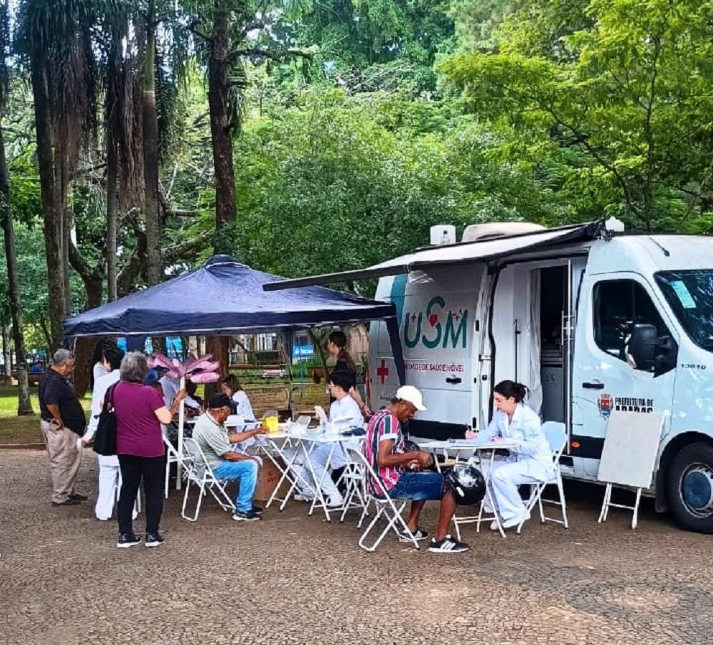Semana do Município: Saúde monta tenda na Praça Barão