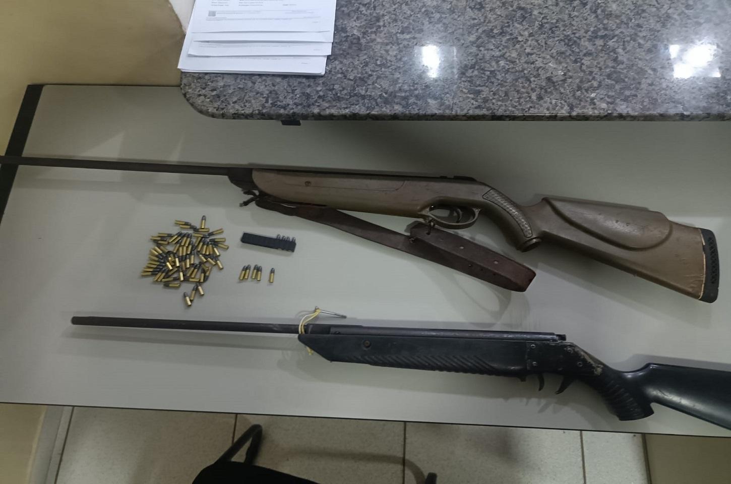 AMEAÇA, CRIME AMBIENTAL E POSSE IRREGULAR DE ARMA TERMINAM EM PRISÃO EM CORDEIRÓPOLIS