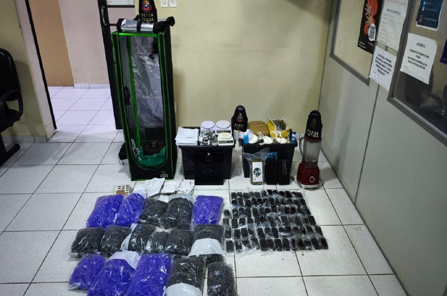 POLÍCIA MILITAR APREENDE MAIS DE 13 KG DE DROGAS EM CASA LIGADA AO TRÁFICO EM LIMEIRA