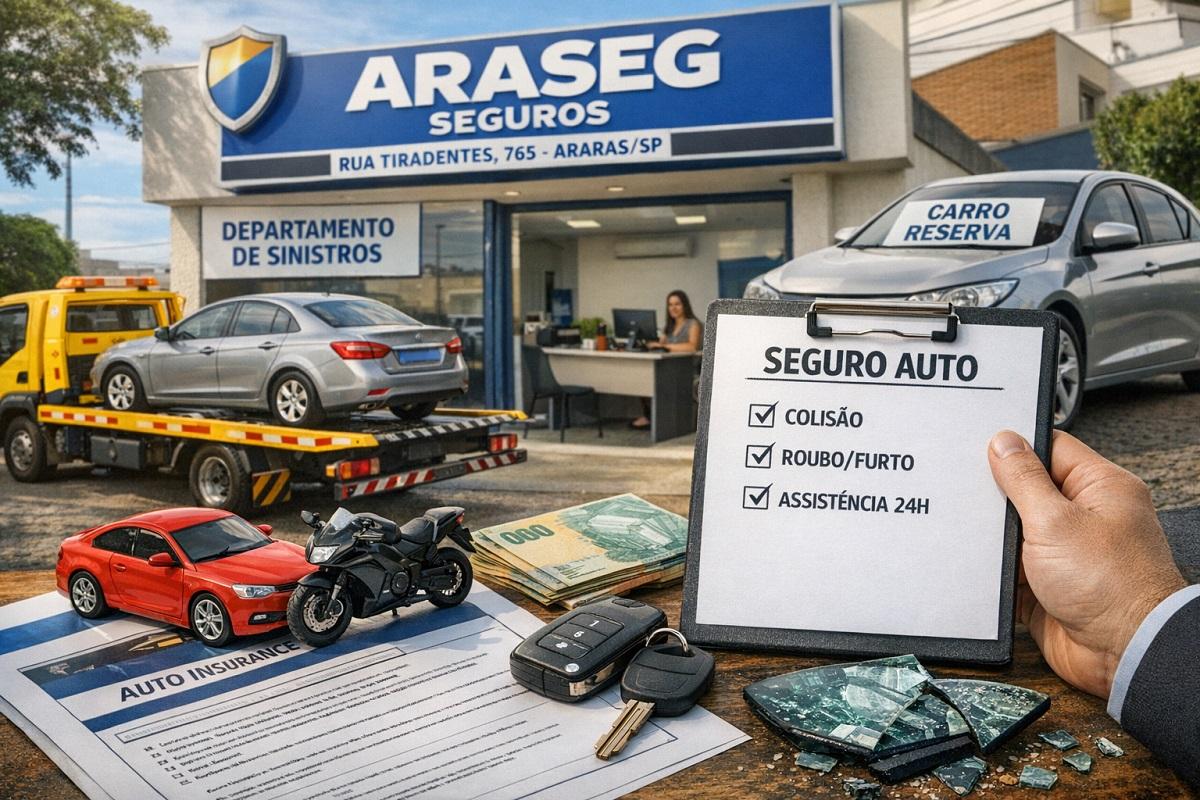 Seguro veicular: entenda como funciona e conheça os diferenciais da ARASEG em Araras