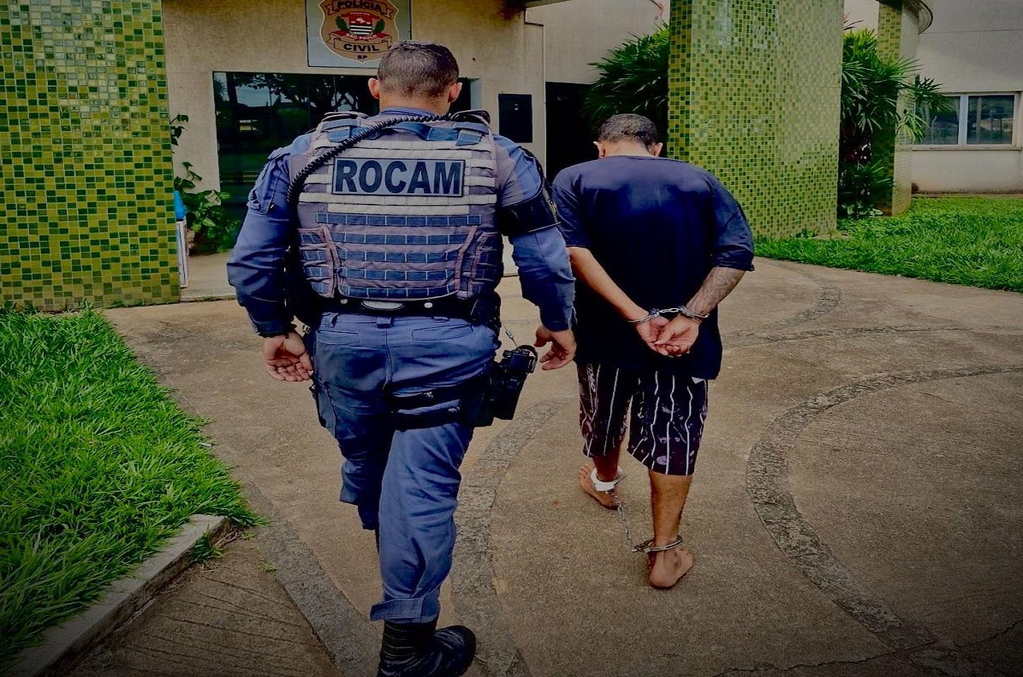 SUSPEITO É PRESO DURANTE OPERAÇÃO DA POLÍCIA MILITAR EM ARARAS SP