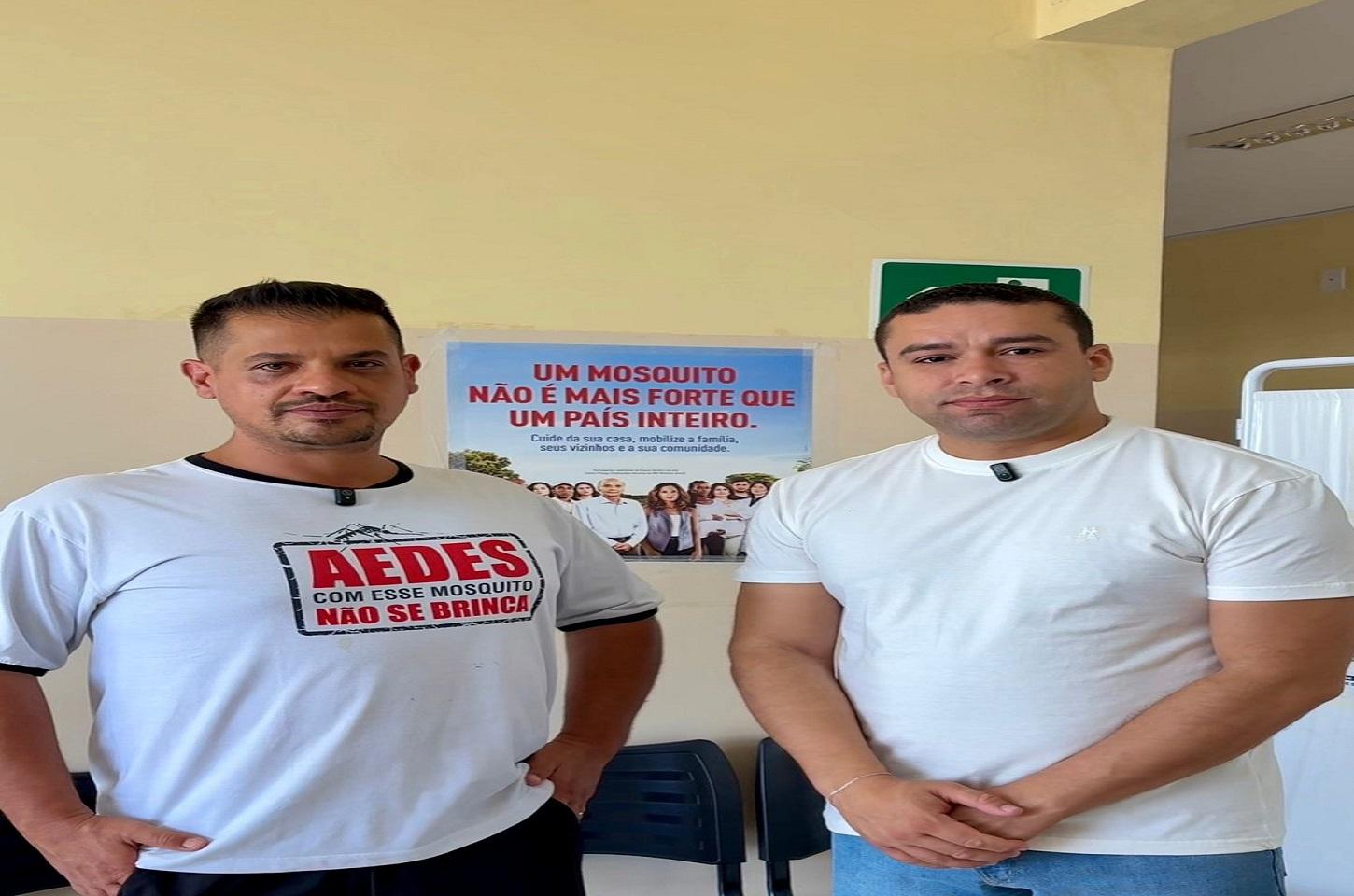 Vereador Rodrigo Soares acompanha mutirão de combate à dengue no Jardim Aeroporto