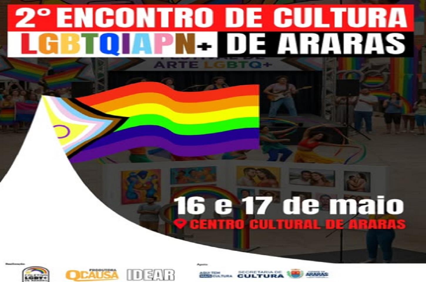2º Encontro de Cultura LGBTQIAPN+ é o destaque deste fim de semana