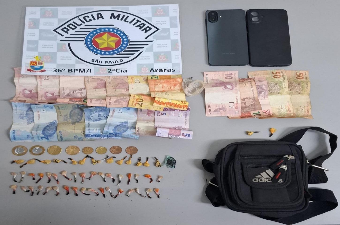 CRIANÇA DE 11 ANOS E ADOLESCENTE DE 13 SÃO APREENDIDOS POR TRÁFICO DE DROGAS EM ARARAS SP