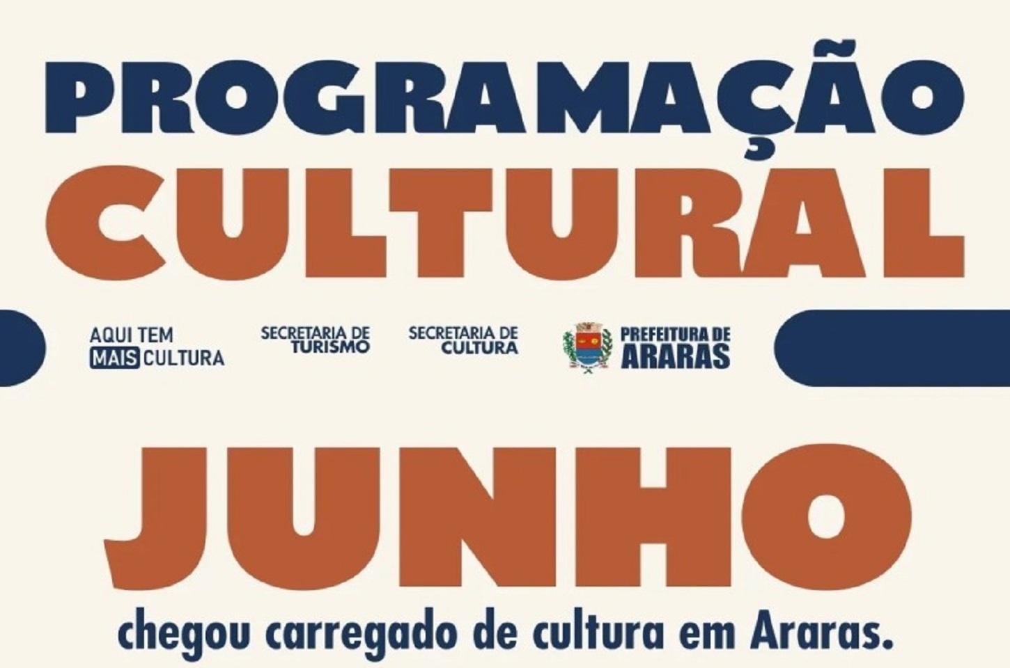 Cultura divulga programação do mês de junho