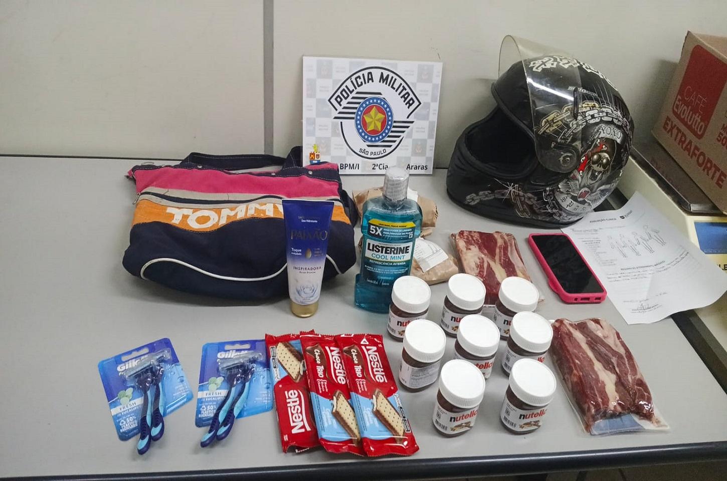MULHER É PRESA EM FLAGRANTE APÓS FURTO EM SUPERMERCADO DE ARARAS SP