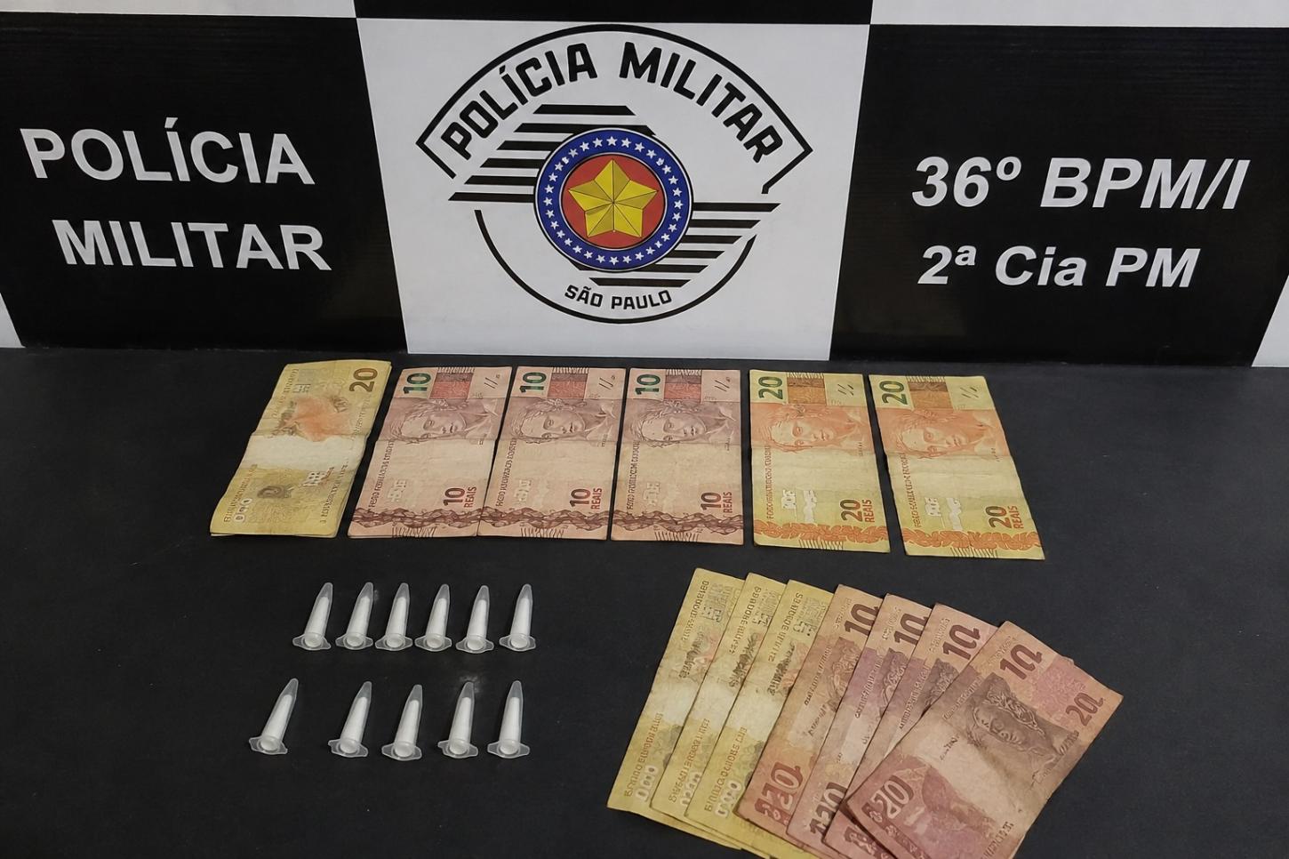 POLÍCIA MILITAR PRENDE DOIS SUSPEITOS POR TRÁFICO DE DROGAS NO PARQUE INDUSTRIAL EM ARARAS