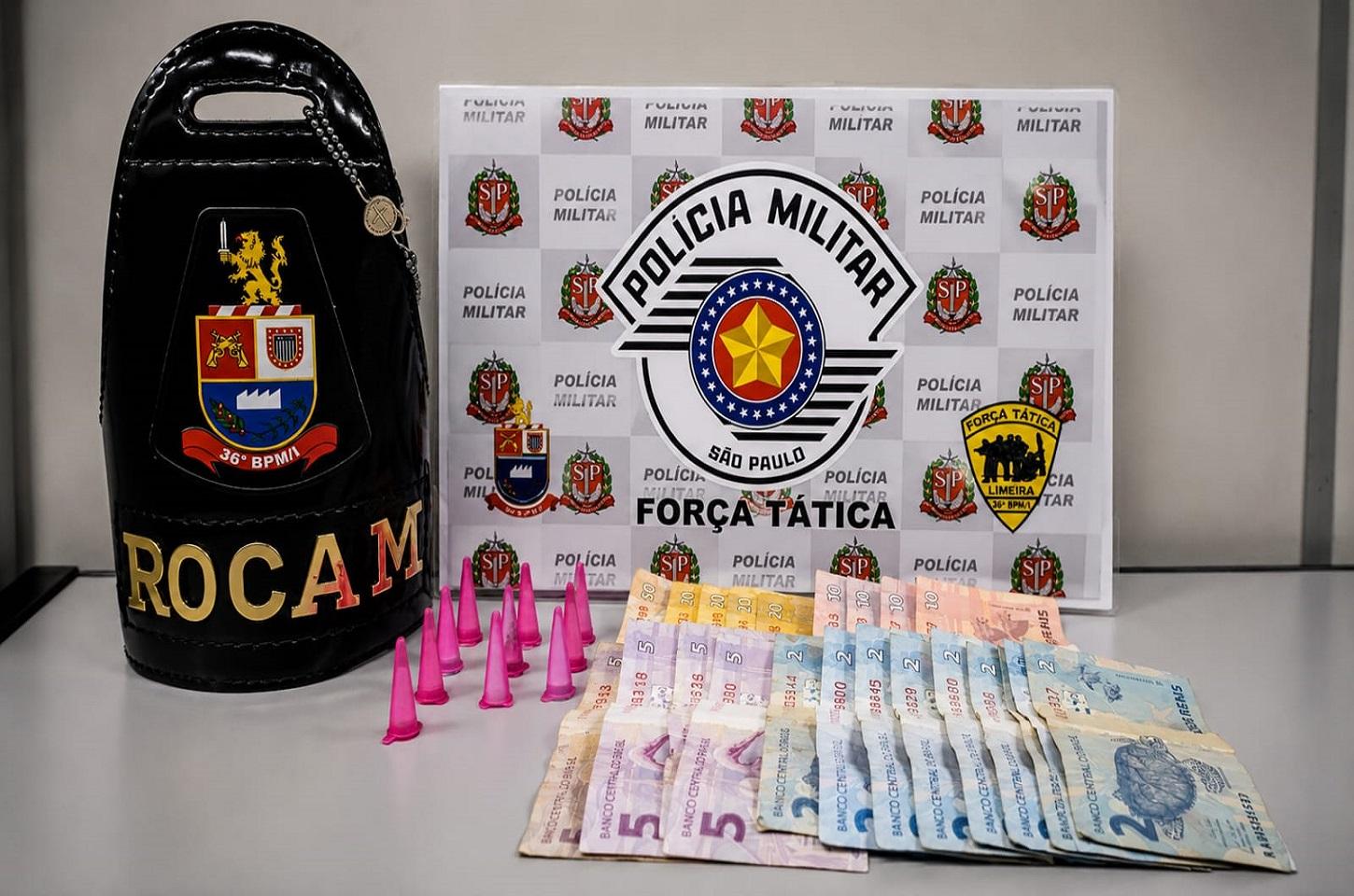 Adolescente é apreendido com porções de cocaína durante ação policial em Conchal/SP