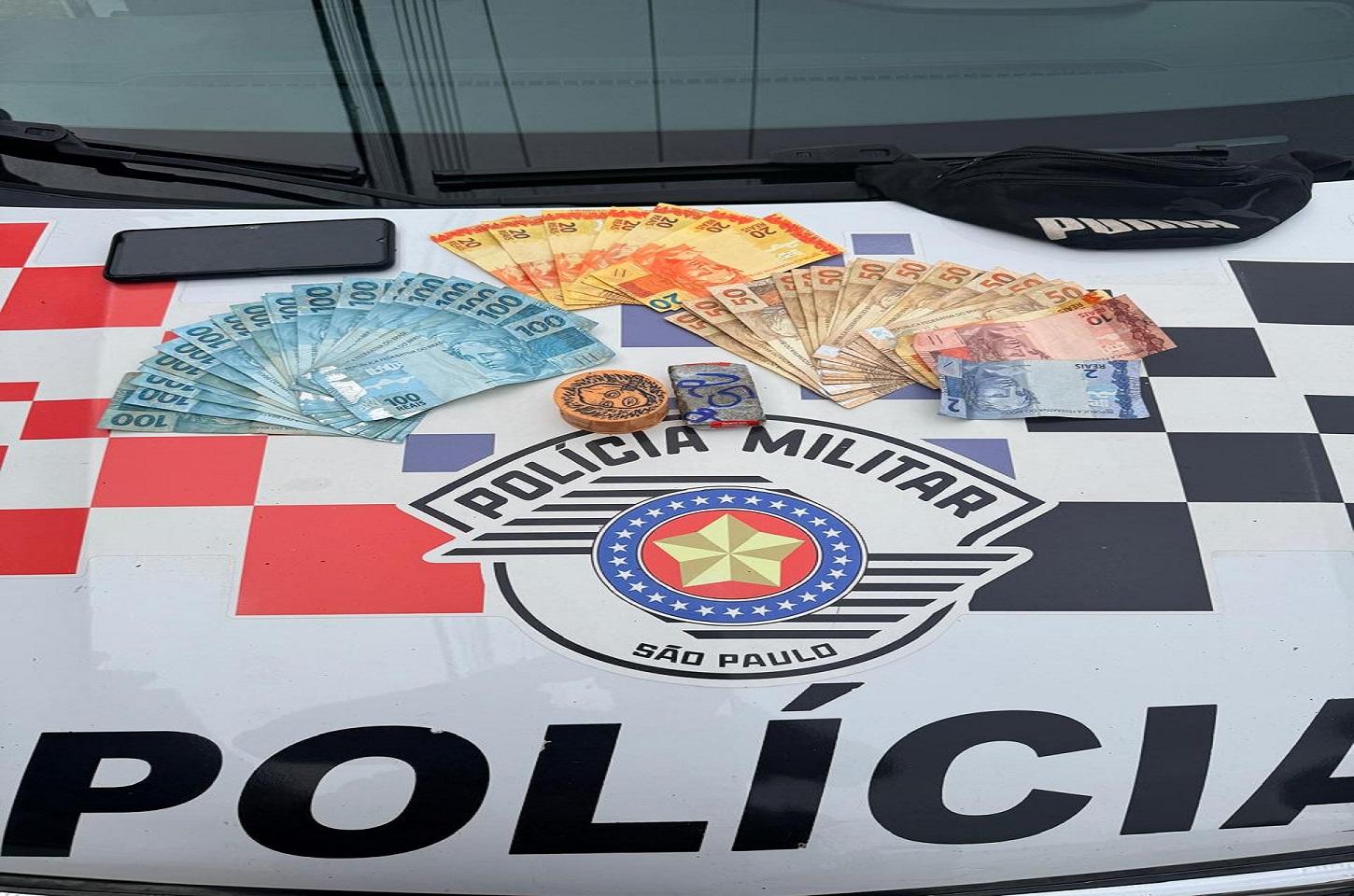 Homem é preso por tráfico de drogas e posse de notas falsas no Jardim Ernesto Kuhl, em Limeira SP