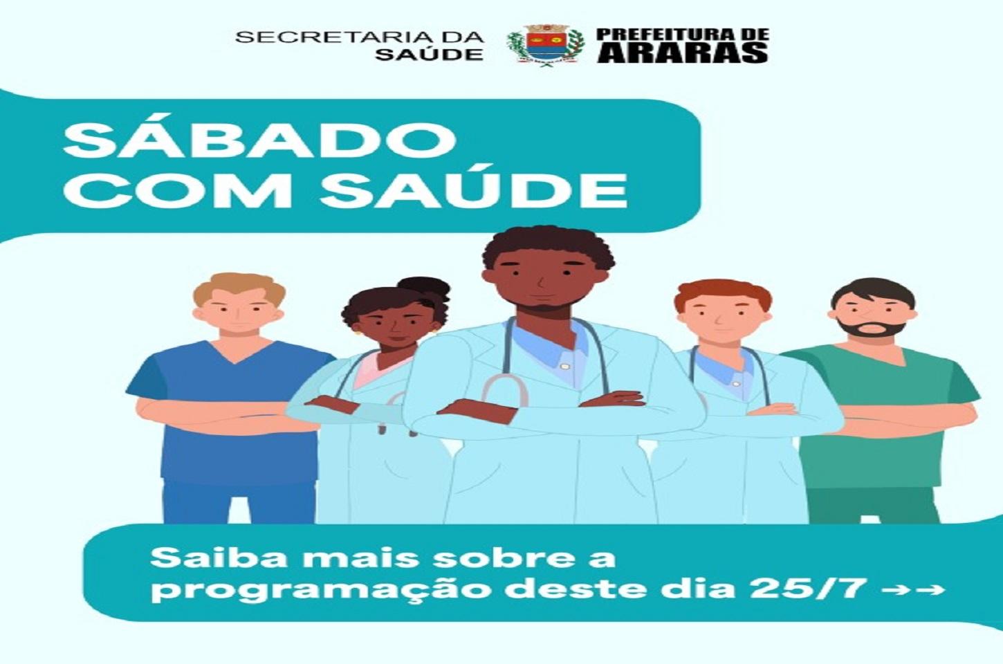 “Sábado com Saúde” acontece em quatro unidades neste fim de semana