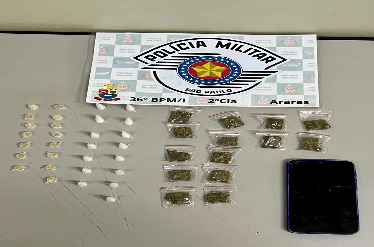 Adolescente é apreendido por ato infracional análogo ao tráfico de drogas durante a Operação Impacto em Araras