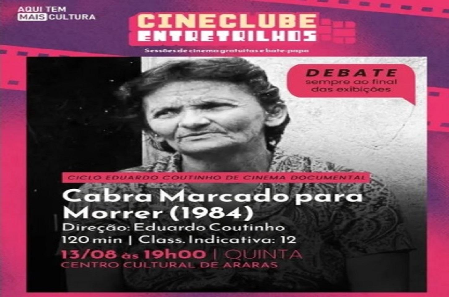Agenda cultural tem sessão de cinema e lançamento de livro