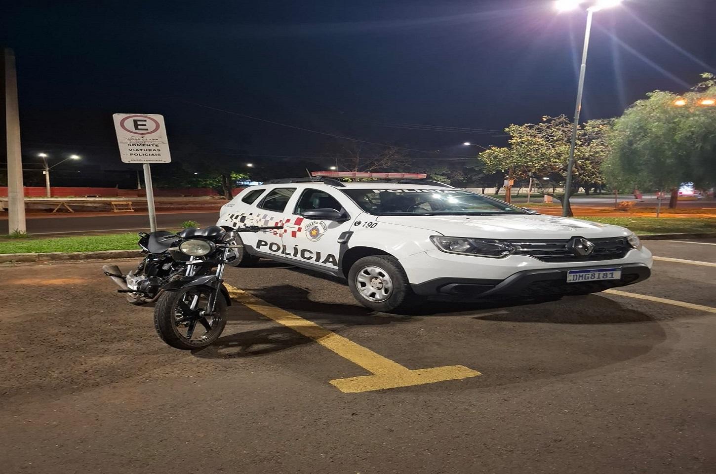 Furto de motocicleta é esclarecido durante a Operação Impacto em Araras SP