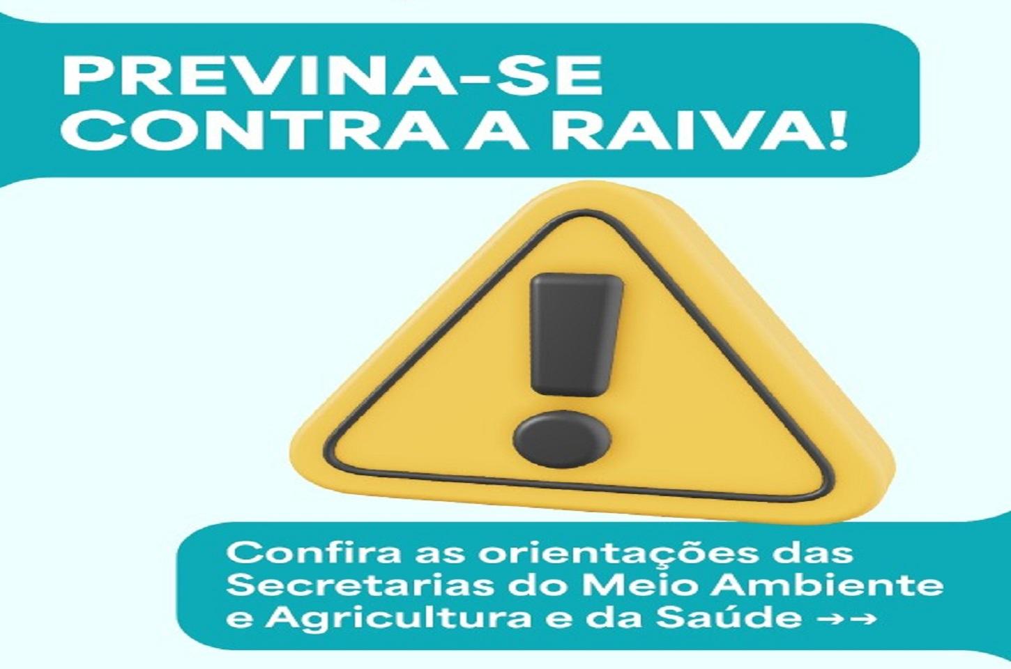 Prefeitura orienta população sobre o vírus da raiva
