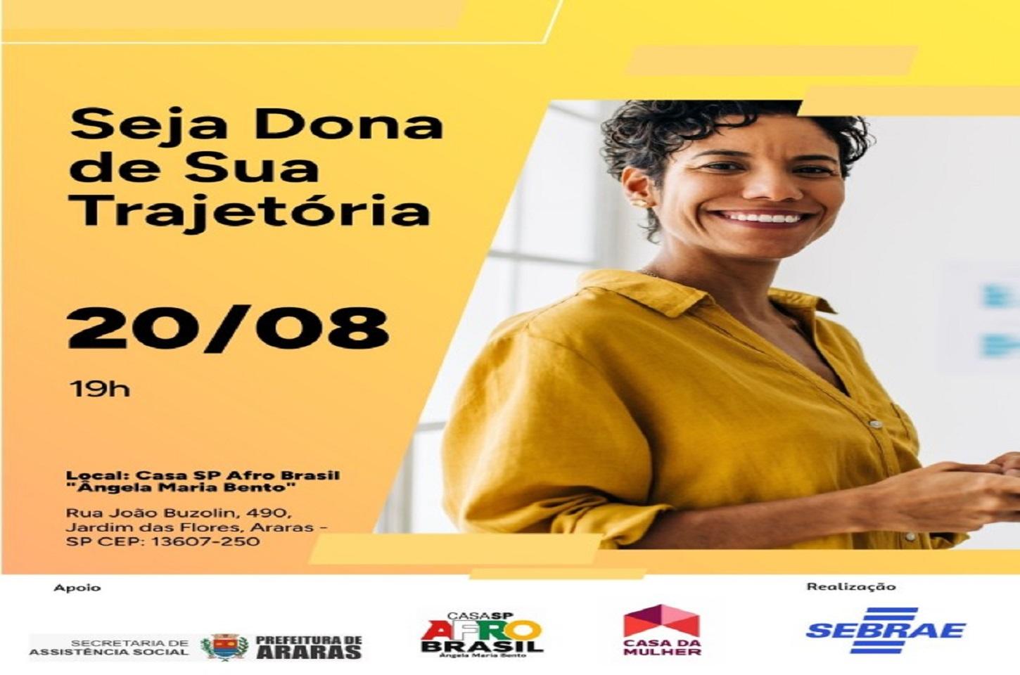 Sebrae promove palestra “Seja Dona de Sua Trajetória”