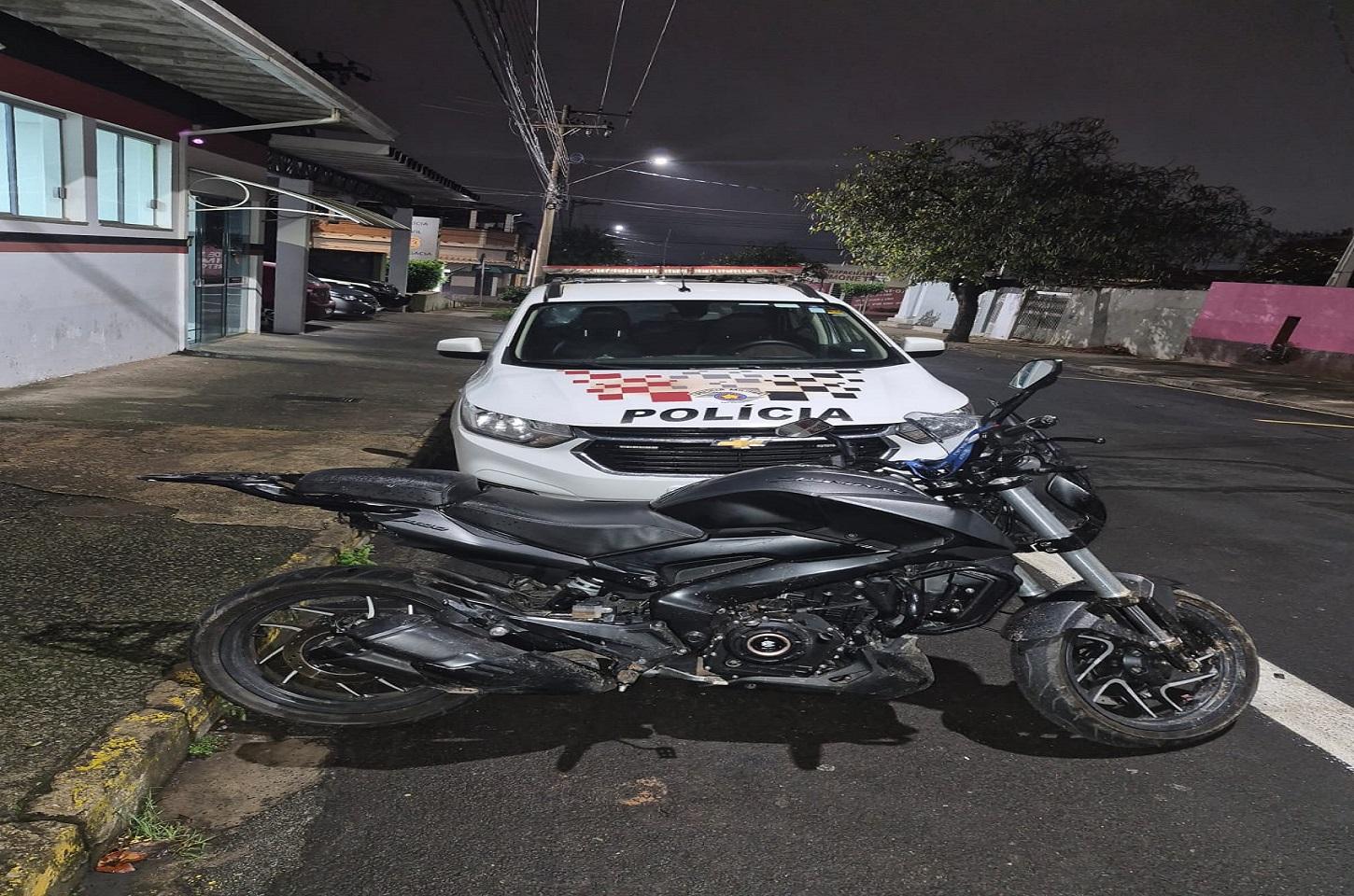 Adolescente é apreendido com moto furtada no Jardim Senador Vergueiro em Limeira SP