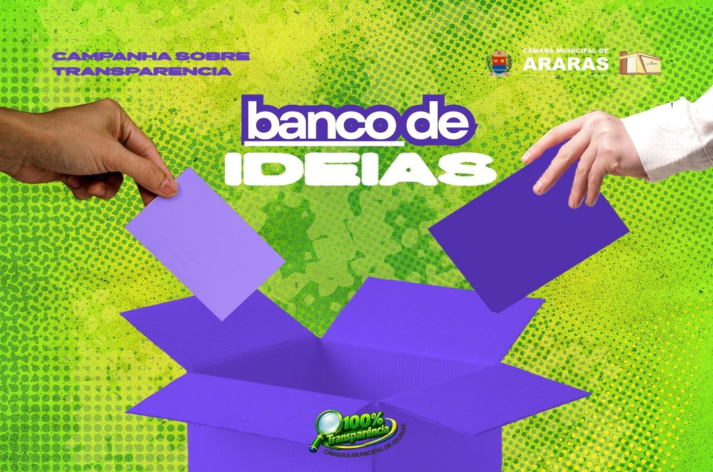Banco de Ideias permite que cidadãos proponham leis para o município